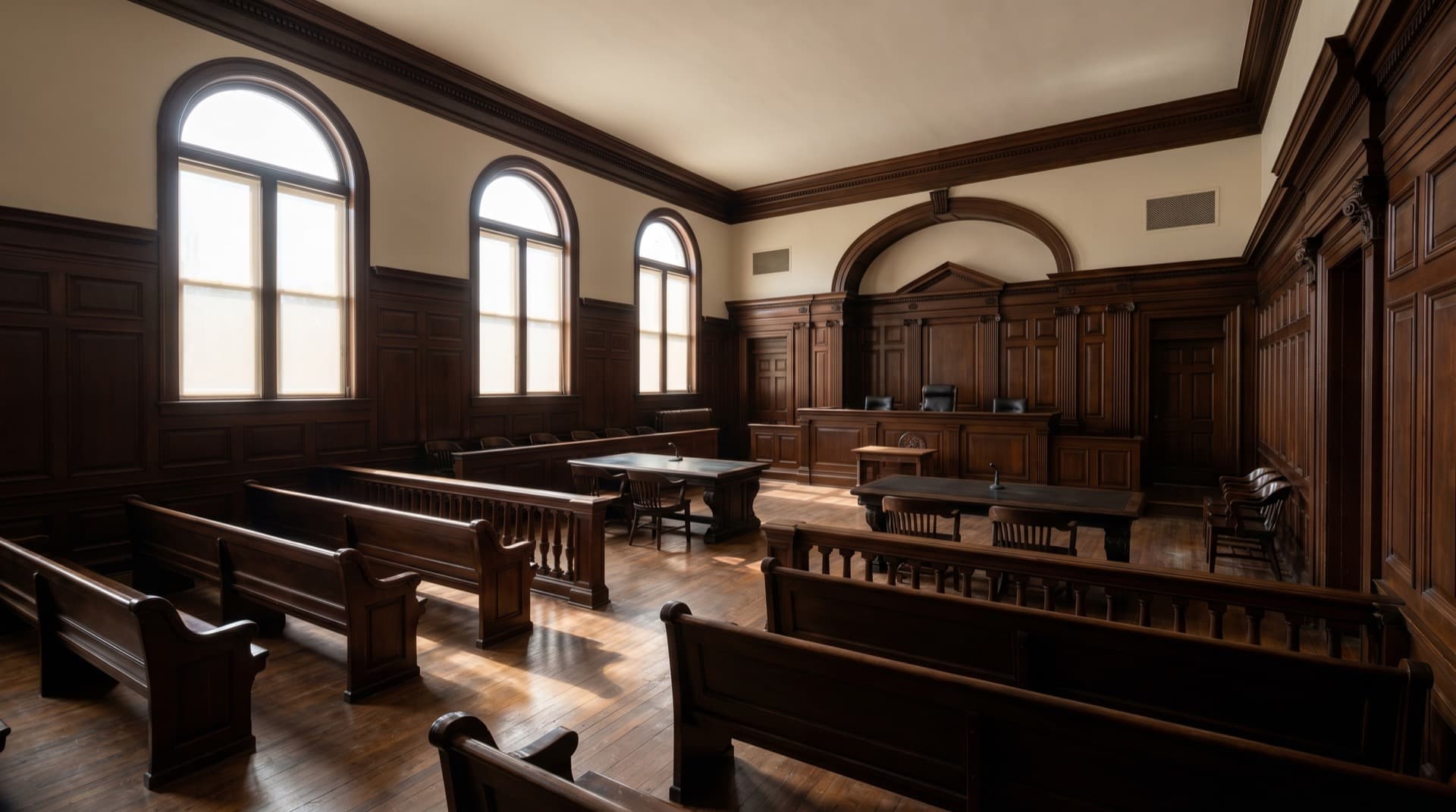 New York courtroom where Sacco & Fillas trial attorneys litigate cases