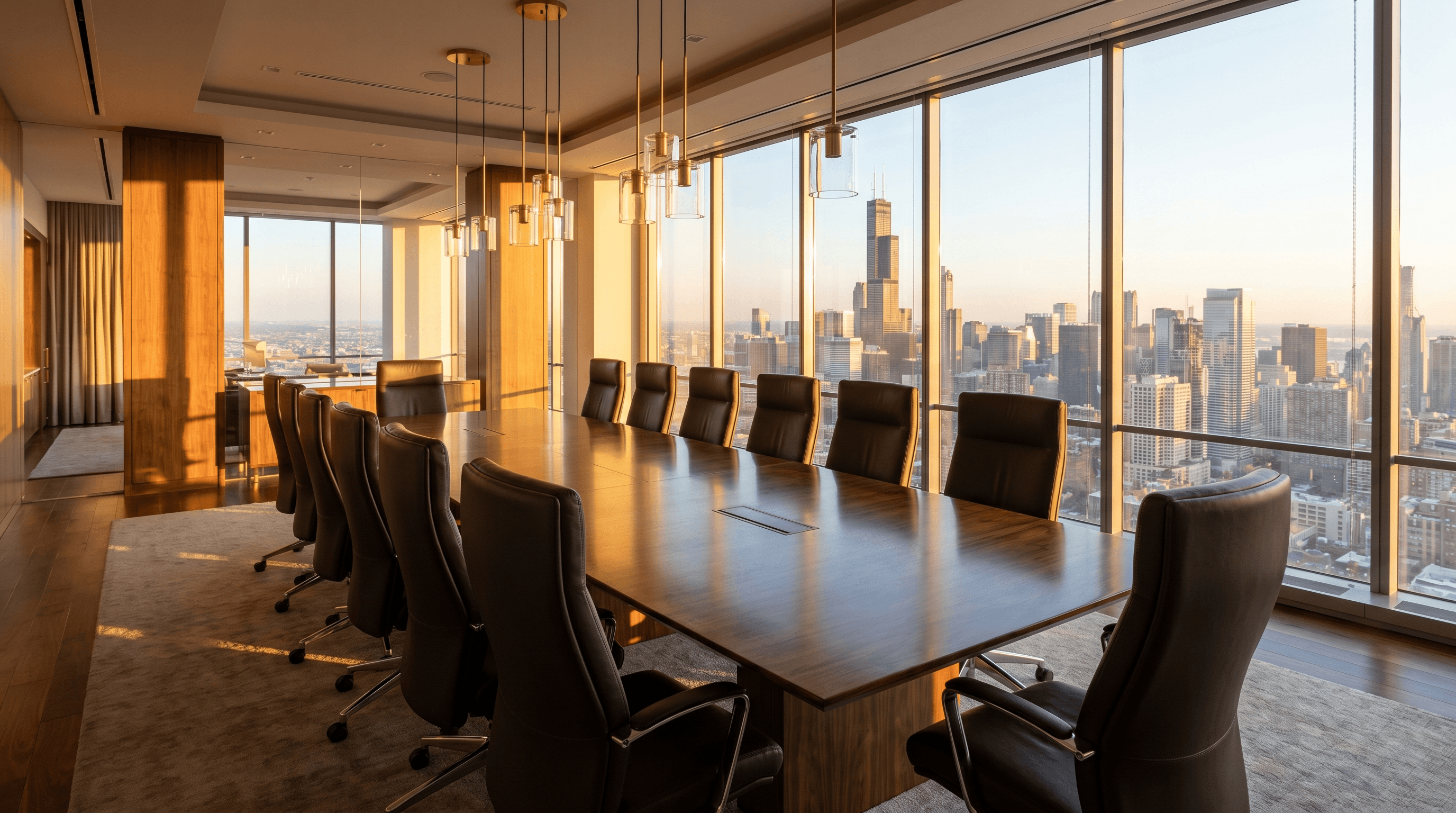 Sacco & Fillas conference room used for client consultations