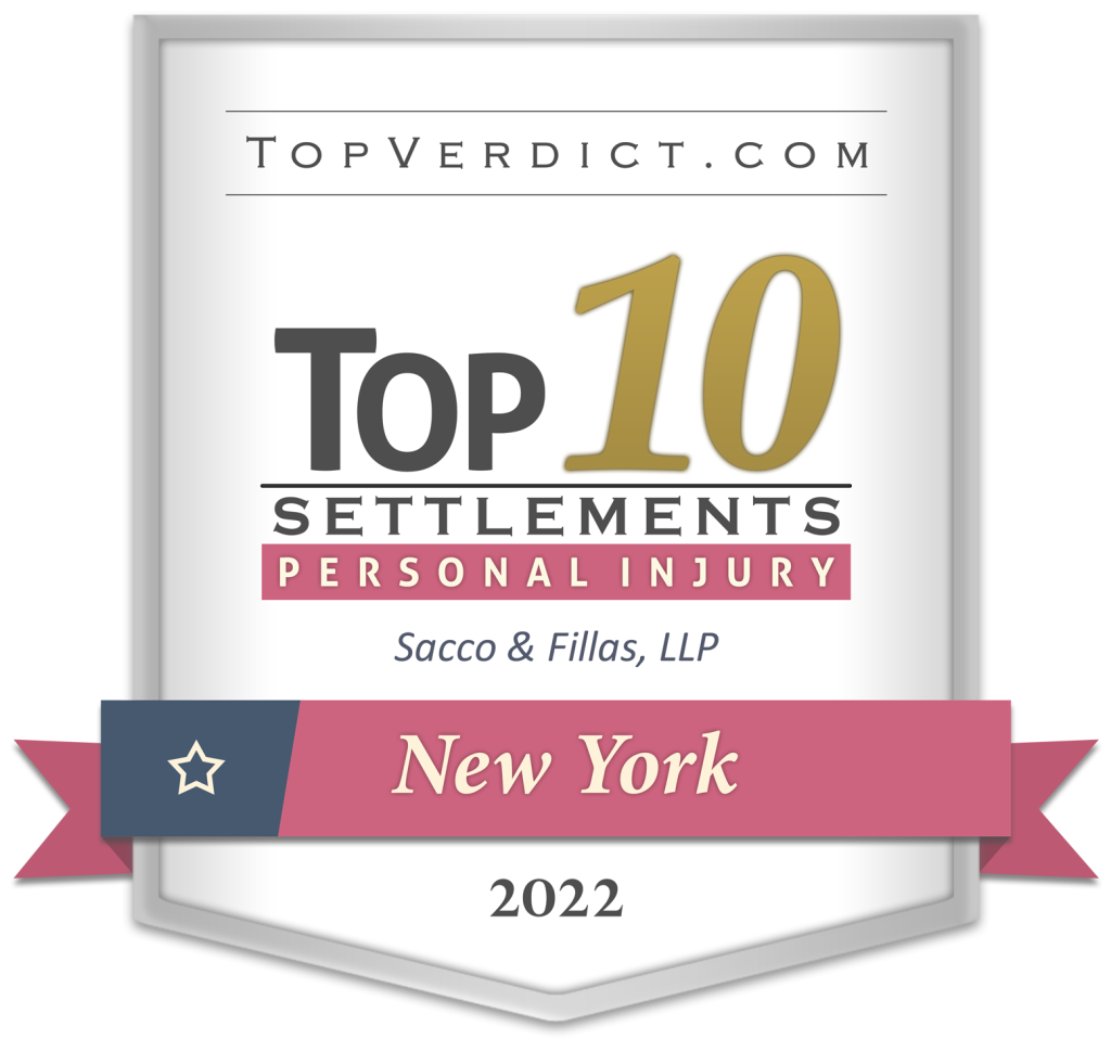Top 10 Personal Injury Settlements — New York 2022