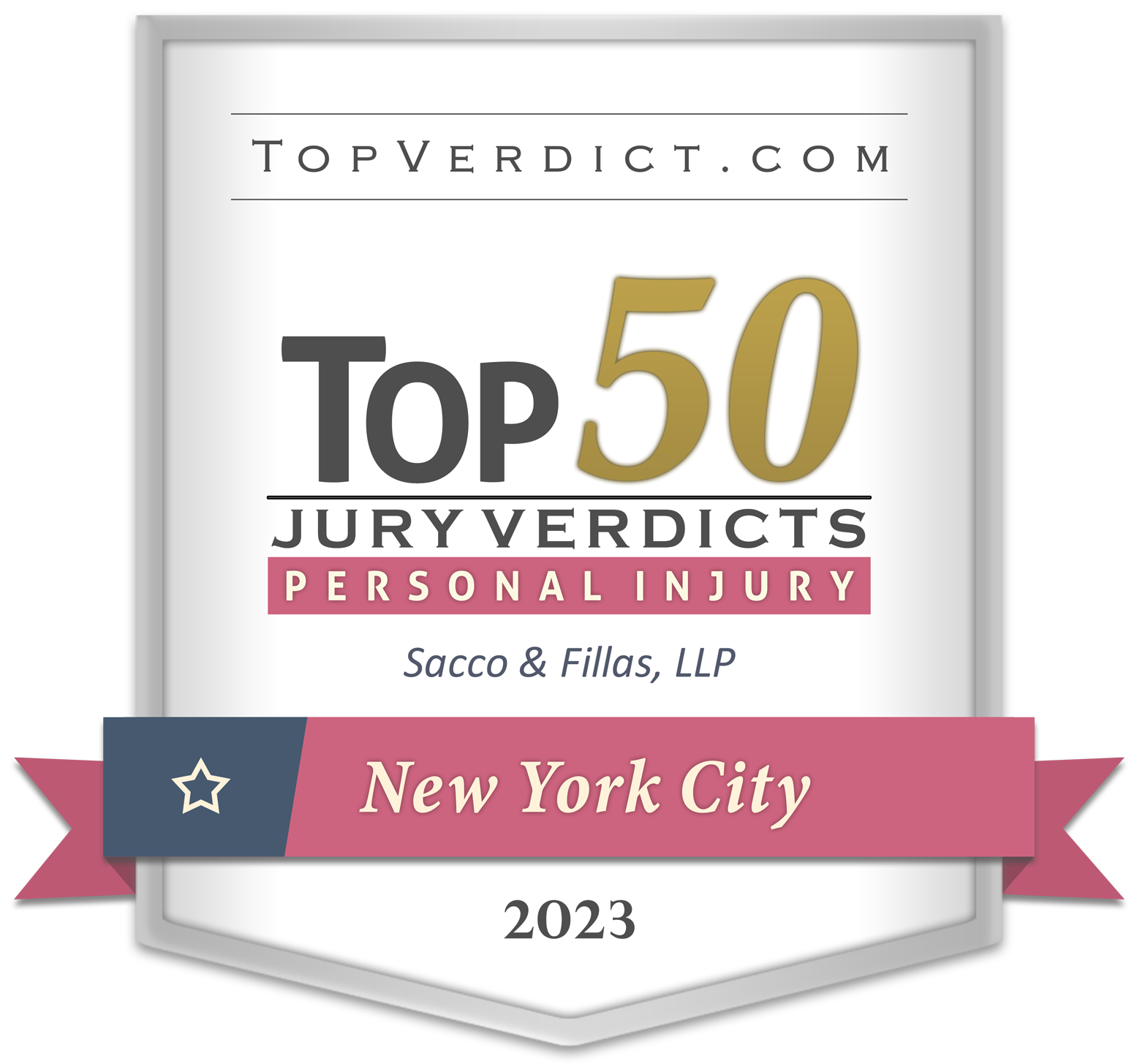 Top 50 Personal Injury Verdicts — New York City 2023